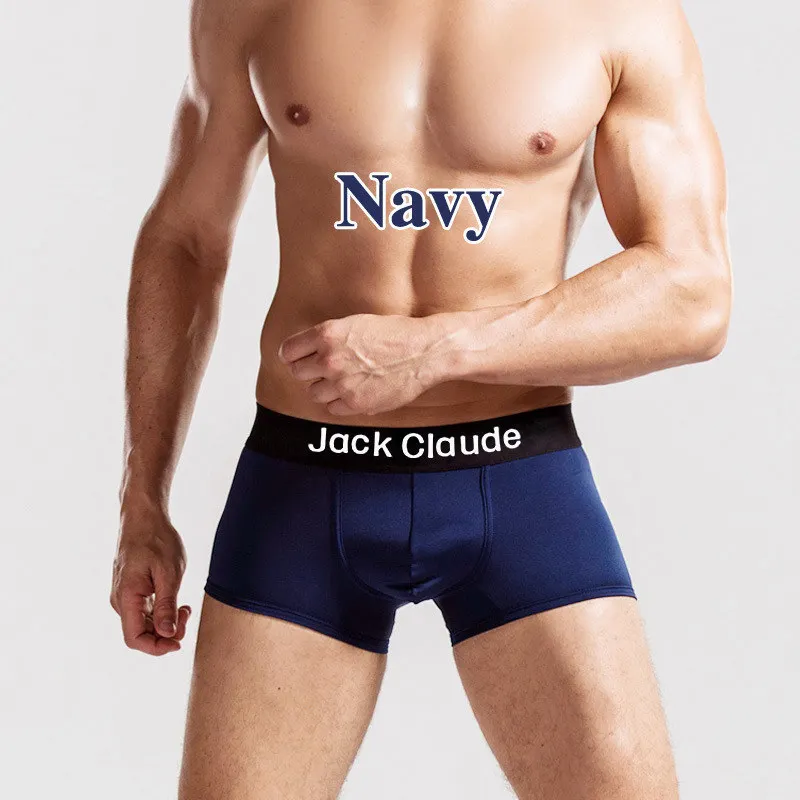 

6PCS/SET Mens Boxer Shorts Super Breathable Boxer Silk Fiber Trunks U Convex Pouch Boxer Shorts Cozy Mens Underwear