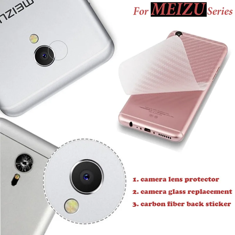 Стекло для камеры Meizu M3/M2/M5/Note/M3s/Mini Pro 6/5 MX6/MX5 Замена объектива закаленное стекло