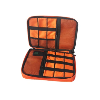 

1PCS Travel Storage Bag Waterproof 2 Layer USB Cable Ipad Organizer Cellphone Earphone Power Bank Electronic Digital Gadget Case