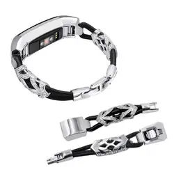 Для женщин мужчин браслет Для Fitbit Alta hr/Alta металлический ремешок нержавеющая сталь наручные сменный браслет наручных часов ремень