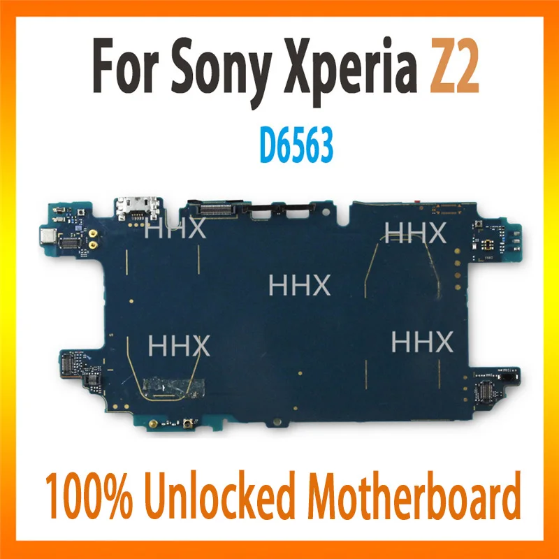 Для sony Xperia Z2 D6563 хорошо протестированная оригинальная материнская плата Разблокировка для sony Xperia Z2 D6563 материнская плата с чипами материнская плата