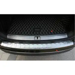STYO автомобиля нержавеющая сталь снаружи + интерьер задний багажник Подоконник Накладка для VW Tiguan 2017 2018