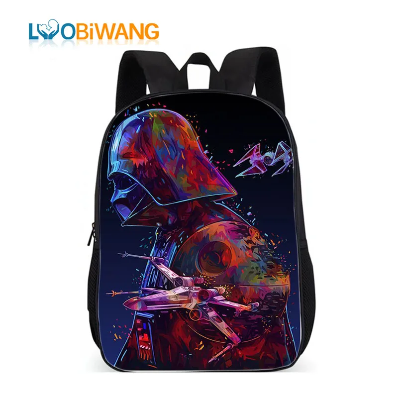 

LUOBIWANG Start Wars School Bags Boy Schoolbag Colorful Backpack for Teenager Kids School Satchel Children Bags Kids Book Bag