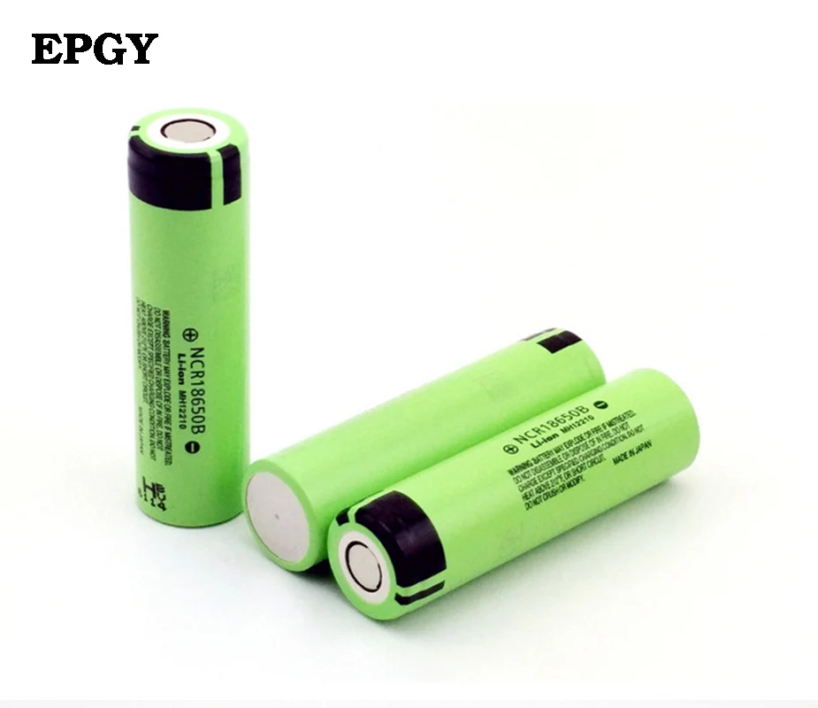EPGY 3 7 v 3400 mah 18650 литиевая аккумуляторная батарея фонарик батареи без PCB