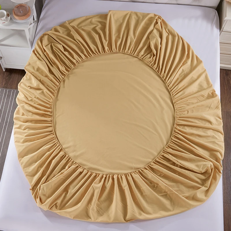 البوليستر/القطن الصلبة ملاءات السرير شرشف مع مطاطا باند الكبار فراش الغطاء 120x200/150x200/180x200/180x220/200x200 سنتيمتر