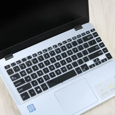 15 15,6 дюйма клавиатура протектор кожного покрова для Asus vivobook s15 x510UQR x510uf x510uq x510 x510u S510 S510UA S510UN S510UQ - Цвет: Black