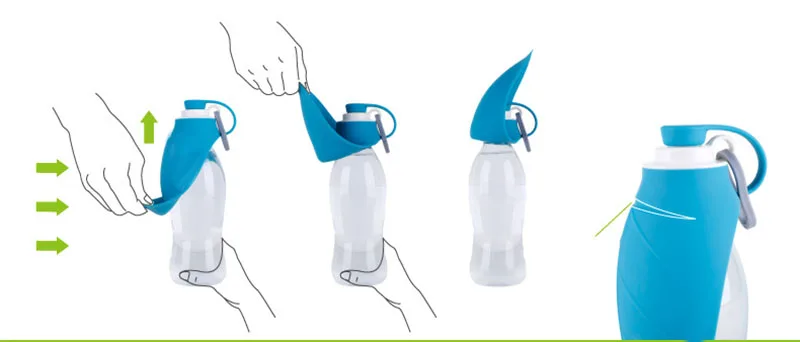 New Portable Pet Water Feeder Collapsible Car Carry Pet Bowl Water Feeding Kettle Dog Cat Outdoor Travel water bottle Container13