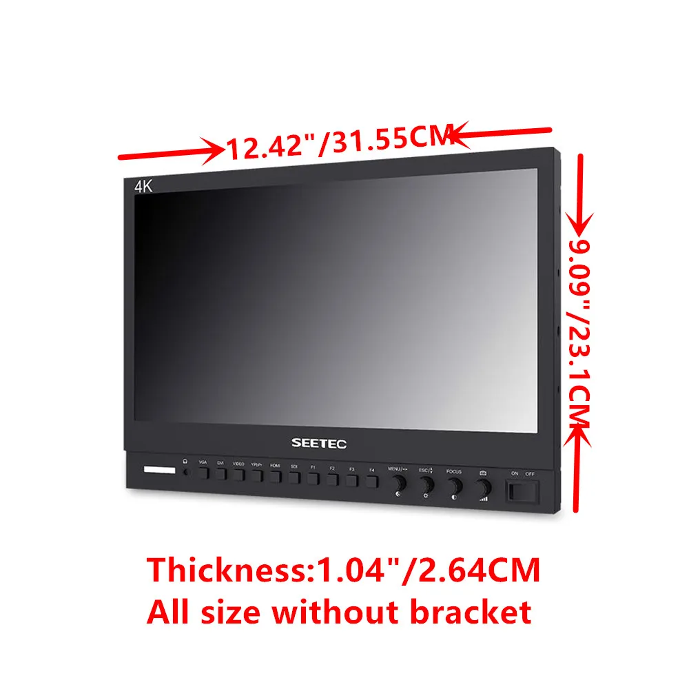 ЖК монитор Seetec 4K133 9HSD 192 13 3 дюйма IPS 3G SDI 4K HDMI|4k monitor|ips monitormonitor with hdmi |