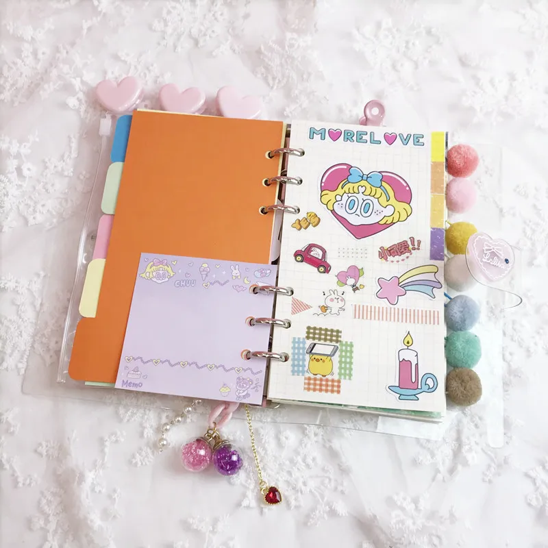 DIY блокнот Bingbing Super Star рубанок Kawaii Bullet Journal Дневник для девочек органайзер для студентов ежедневный Еженедельный план канцелярские принадлежности подарок