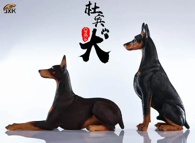 JxK004 1/6 Масштаб фигурки сцена аксессуары Doberman пинчерс собака животное модель игрушки для 12 ''фигурка аксессуар