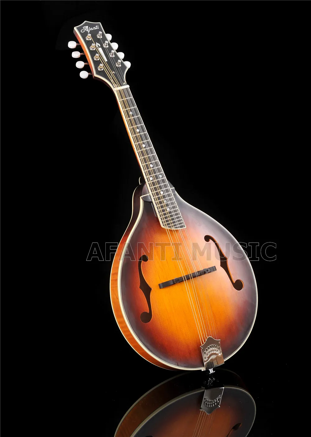 Afanti Массив ели Топ/твердый клен сзади и по бокам/Afanti A mandolin(AMD-716