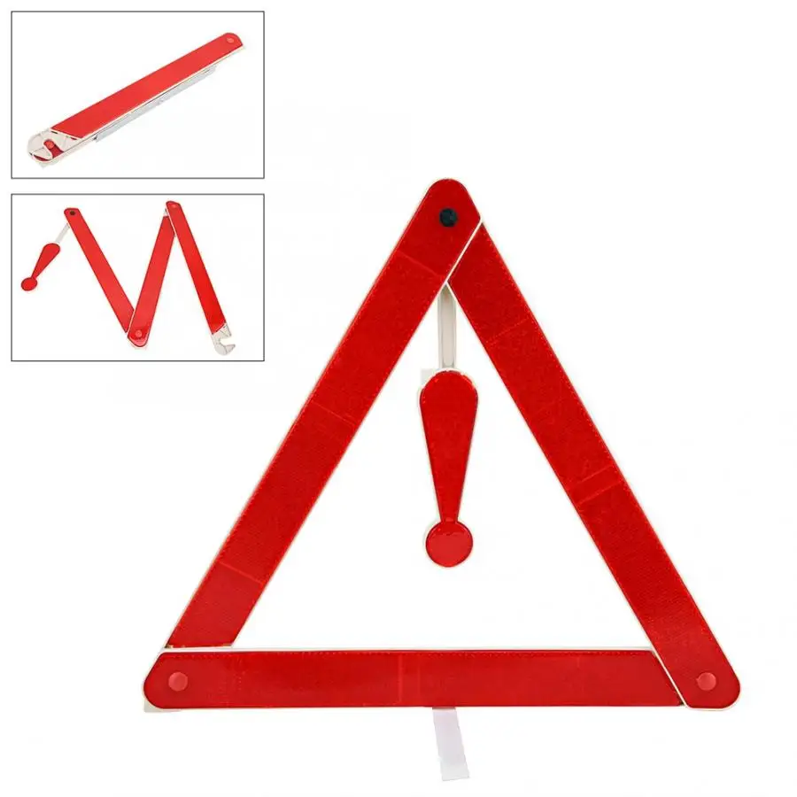 Автомобильный дорожный Аварийный треугольник светоотражающий Предупреждение ющий знак алюминиевые советы безопасности Новое поступление