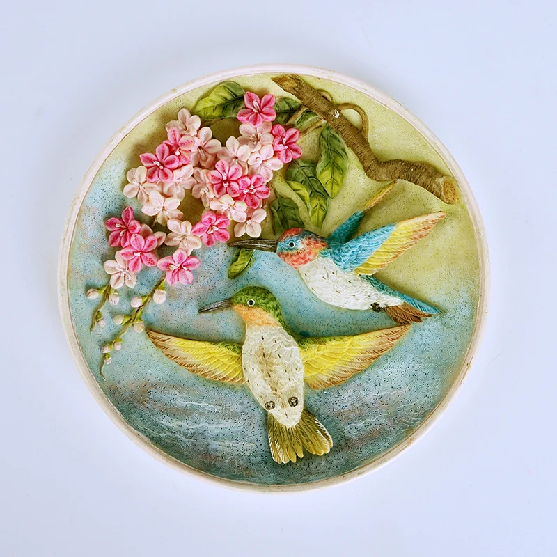 

Silicone Soap Mold Circular with Embroidery Pattern Handmade Soap Craft Resin Clay Chocolate Candy Mould
