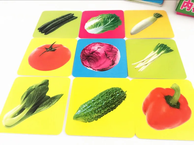 44 шт Детская книги Монтессори детей раннего лампа для чтения игрушечный картинку