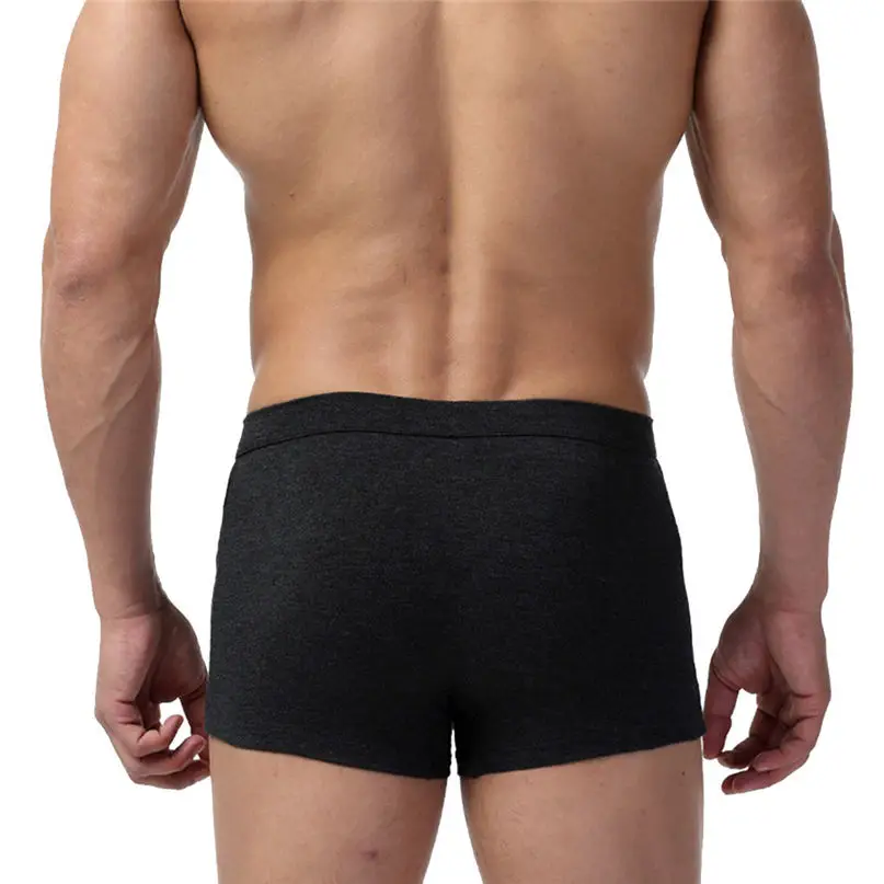 3D Animal Print Swimming Trunks Sexy Men Cotton Soft Breathable Pouch Boxer Underpants Underwear All Seasons briefs #2D27 (6)