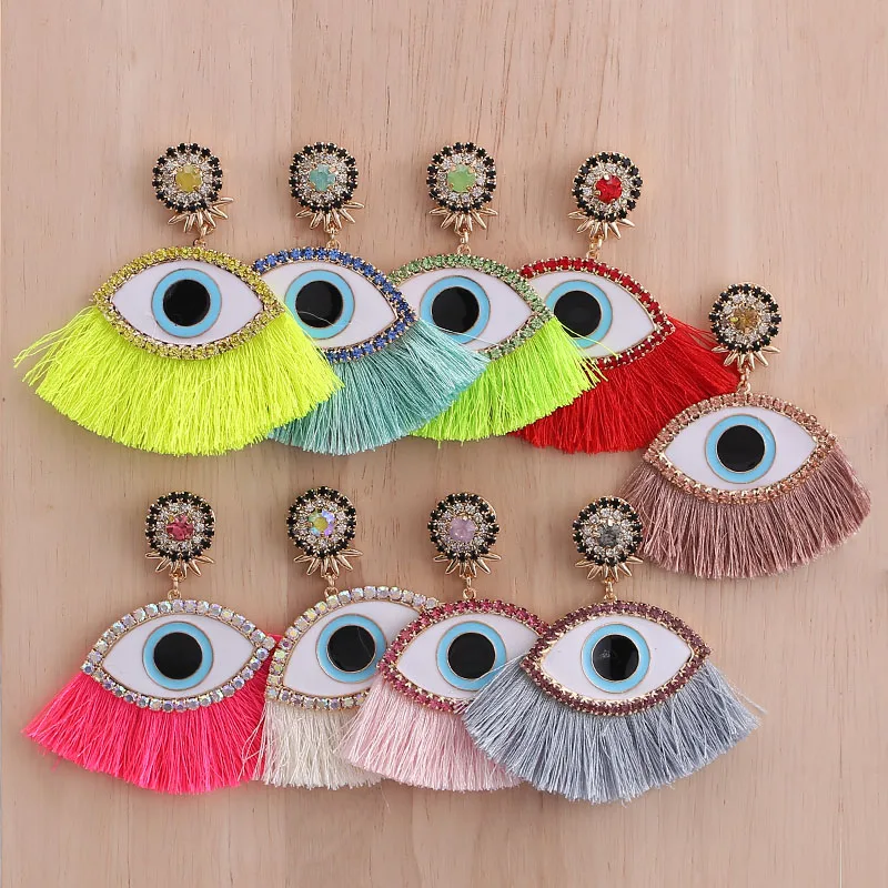 New Fashion Tassel Dangle Earrings For Women Wedding Party Gift Drop Jewelry Hot Bijoux Statement Earring Wholesale fashion Jewelry