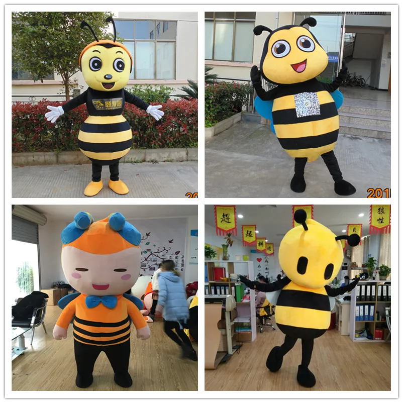 character Maya bee mascot costume hot sale all kinds of bee costumes Christmas Party Suit costume mascotte adulte fancy gifts