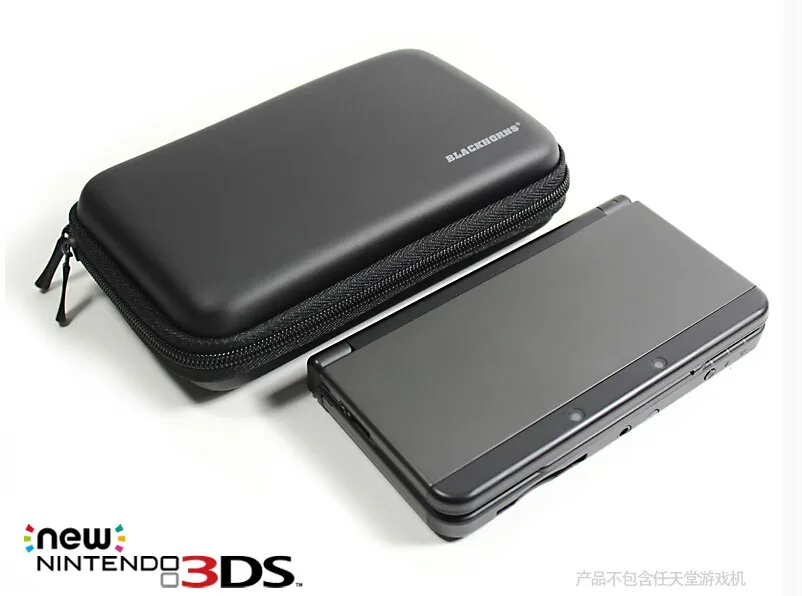 Игровые аксессуары для нового 3DS Твердый Дорожный Чехол сумка+ Выдвижной кабель питания/передачи данных, 2в1 Комплект для nintendo New 3DS