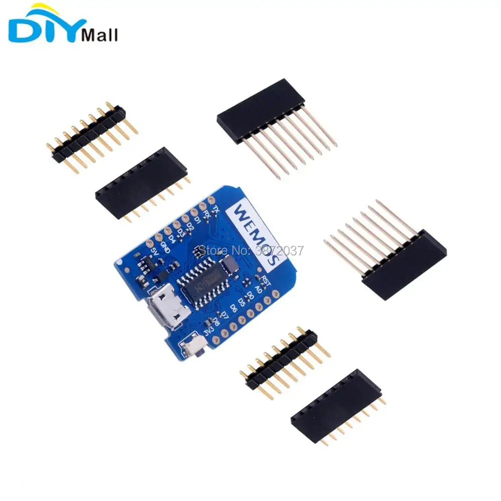 

For Wemos D1 Mini V2.2.0 WiFi ESP8266 ESP-12S Development Board IOT Internet of Things