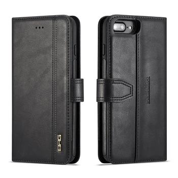 

Leather Cover sFor Fundas iPhone 8 Plus Flip Cover Case For Coque iPhone 8 Plus Luxury Wallet Phone Case For iPhone 8 Plus Case