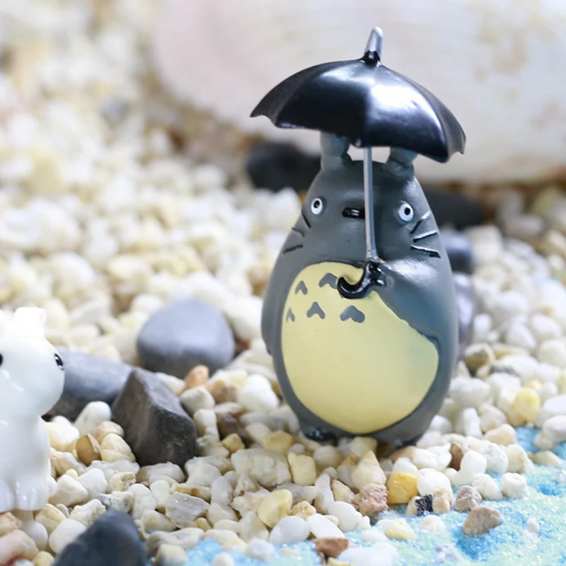 1 шт. милый зонтик Мой сосед Тоторо японская студия Ghibli Miyazaki Hayao смола Аниме ПВХ