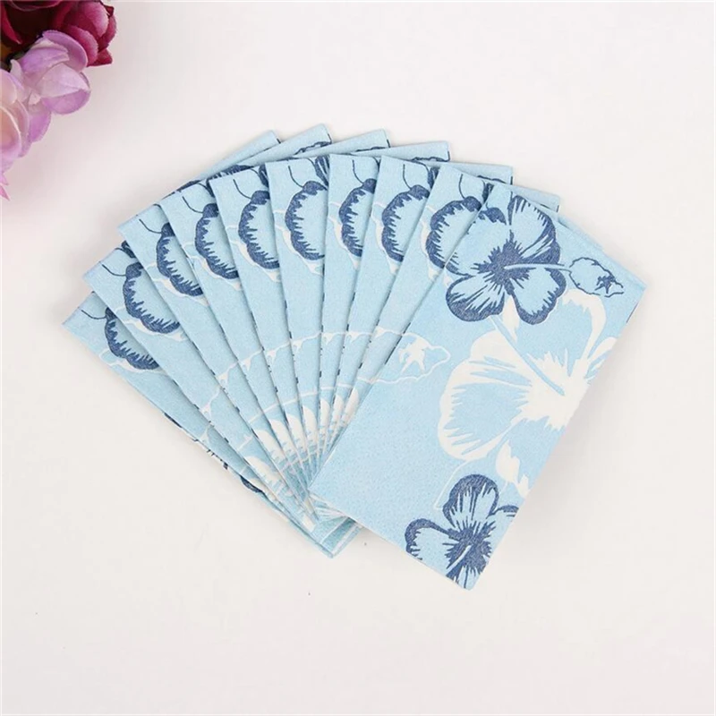 

Hot Sell Casamento 10Pcs 3-Layer Lotus Wedding Paper Napkins For Decoupage Birthday Party Decoration Boda Supplies