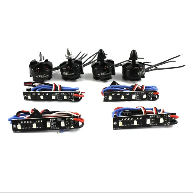 $39.92  F17487-A DIY Mini Racing Drone 210/250/270 Quadcopter Brushless Motor ESC Combo Kit ESC LED Light &