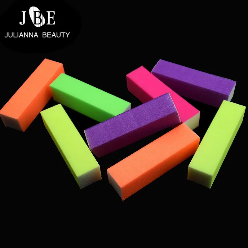 

100pcs/set Sponge random color Nail Polisher Salon Nail Accessories Buffer Block Polish Manicure Pedicure Sanding Nail Art Tool