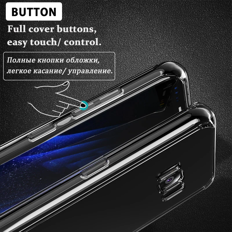 KCLC2906_7_Transparent Clear TPU Case For Samsung Galaxy S8 Plus