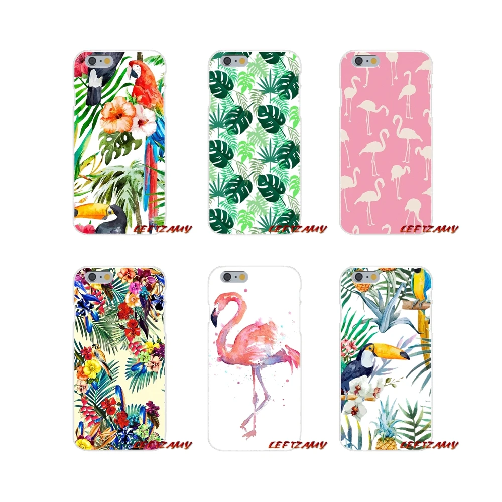 Для HTC One M7 M8 A9 M9 E9 Plus U11 Desire 630 530 626 628 816 820 Летние Фрукты Цветы Фламинго аксессуары