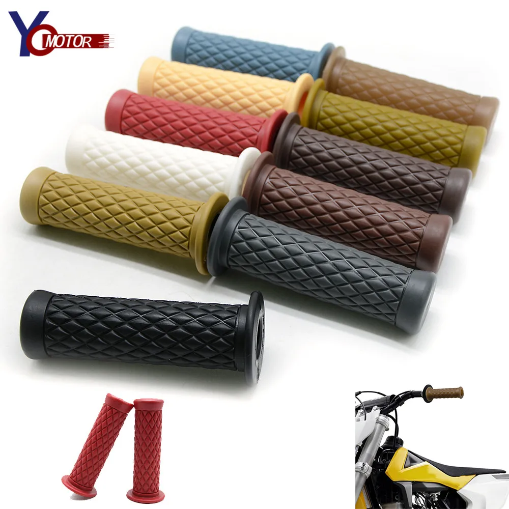 

FOR triumph 2012 Scrambler Kawasaki W800 Handlebar Grips Motorcycle Silicone Hand Handle Grips Dirt Bike Pitbike Motorbike Grip