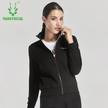 

Running Jacket Women's Sportswear Autumn Winter Long Sleeve Zipper Fitness Training Yoga Outerwear S-XXL
