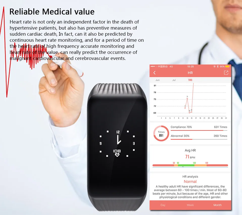 smart wristband with heart rate (9)