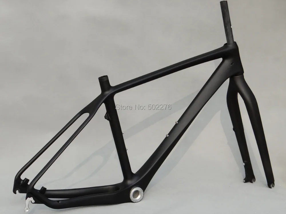 

UD Carbon Matt MTB Mountain Bike Frame , Bicycle fork , frame size : 18" for BB30
