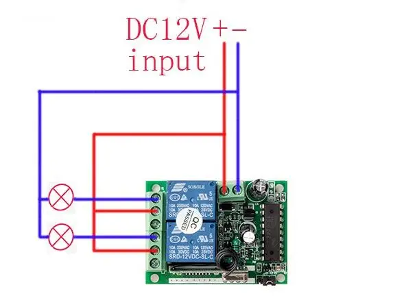 DC12v 12V 10A реле 2CH 2 канальный беспроводной удаленный контроль RF пульт