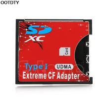 Скорость SDXC SDHC SD для CF Compact Flash карта памяти ридер адаптер тип I высокий горячий