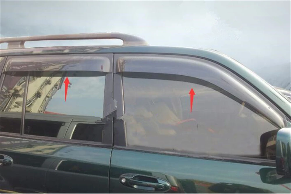 

Weather Shields for Toyota Land Cruiser 100 1998- 2007 Window visors sun visors 4pcs