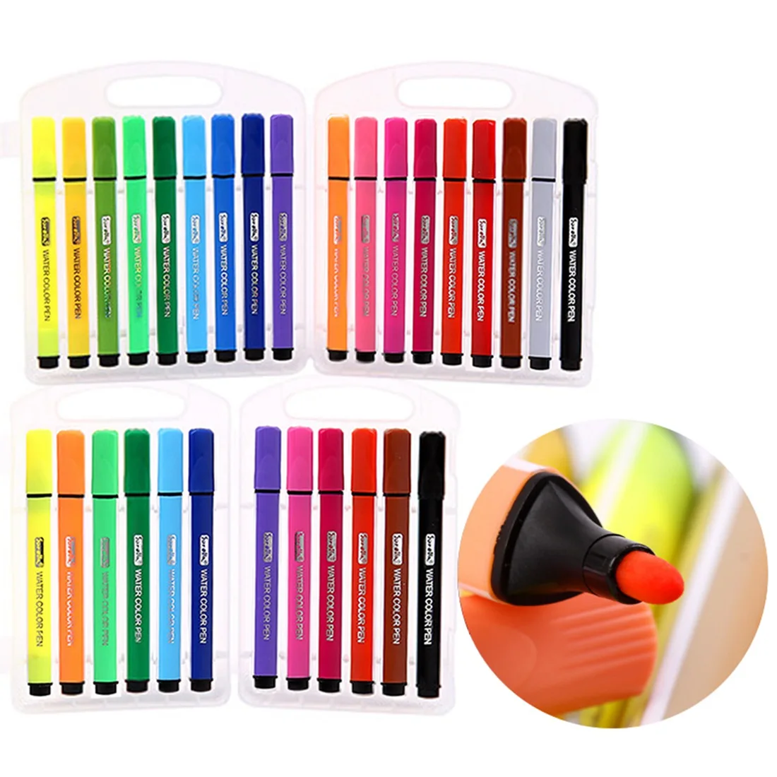 

children's painting color pen marker watercolor pen washable non-toxic coloring book student painting pen