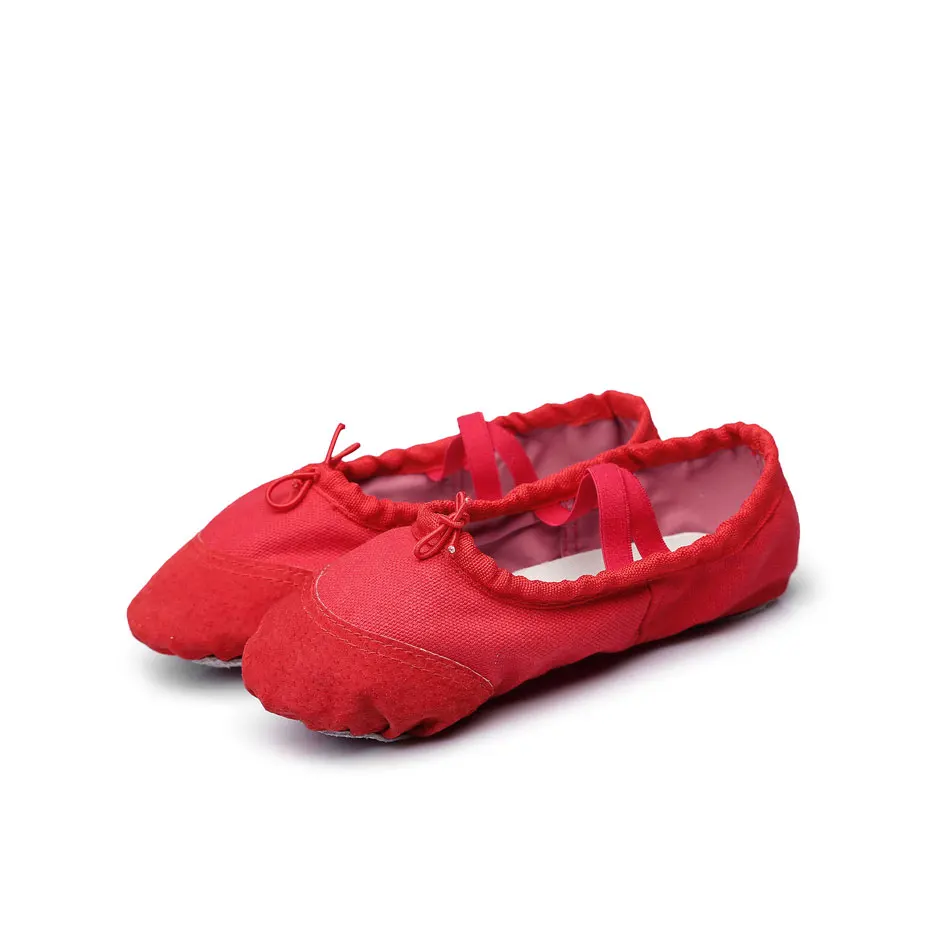 MSMAX B106-chaussures de Ballet pour enfants | Pantoufles de Ballet Latin, chaussures de salle de bal intérieur, chaussures de pratique à talons plats pour filles