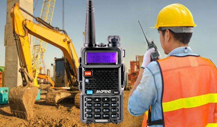 Обновленный Baofeng Uv-5R аккумулятор 2800 мАч HT Woki Toki радио для 10 км длинный диапазон коммуникатор радио полицейские сканеры SB трансивер