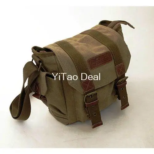 

EBOYU New Professional Waterproof Camera Case bag Messenger bag for SLR DSLR Camera-Coffe Green