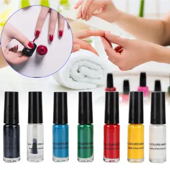 

7pcs/set Nail Polish Kit Non-Toxic Fast Dry DIY Nail Art Manicure Tool b
