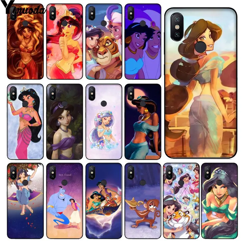 

Yinuoda Aladdin and Princess Jasmine Customer High Quality Phone Case for Xiaomi Redmi 5 5Plus Note4 4X Note5 6A Mi 6 Mix2 Mix2S
