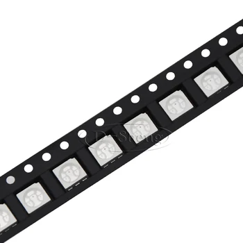 

50pcs5050 Red and green blue LED lamp beads RGB Highlight patch Light Emitting diode 50,507 color three Colors