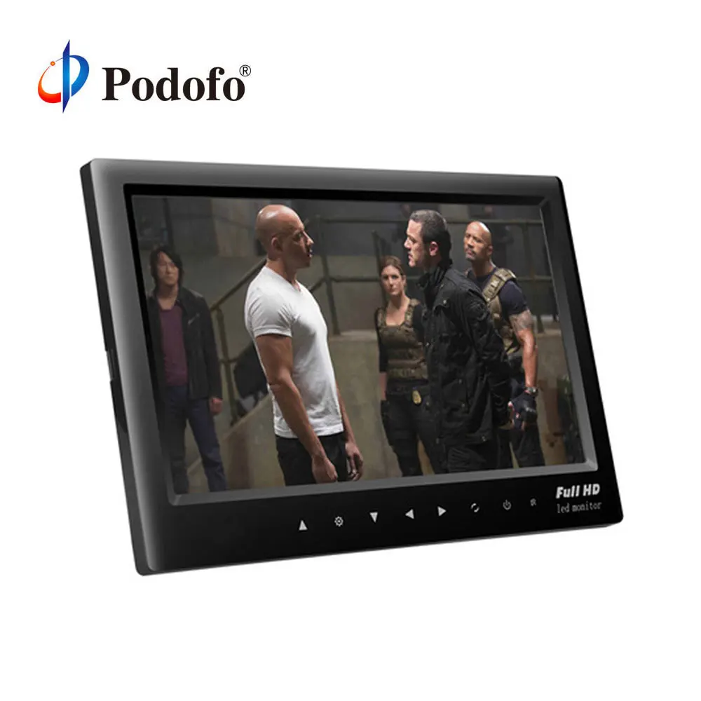 Podofo 7 &quotдюймовый ЖК-дисплей HD парковочная панель экран монитор заднего вида для