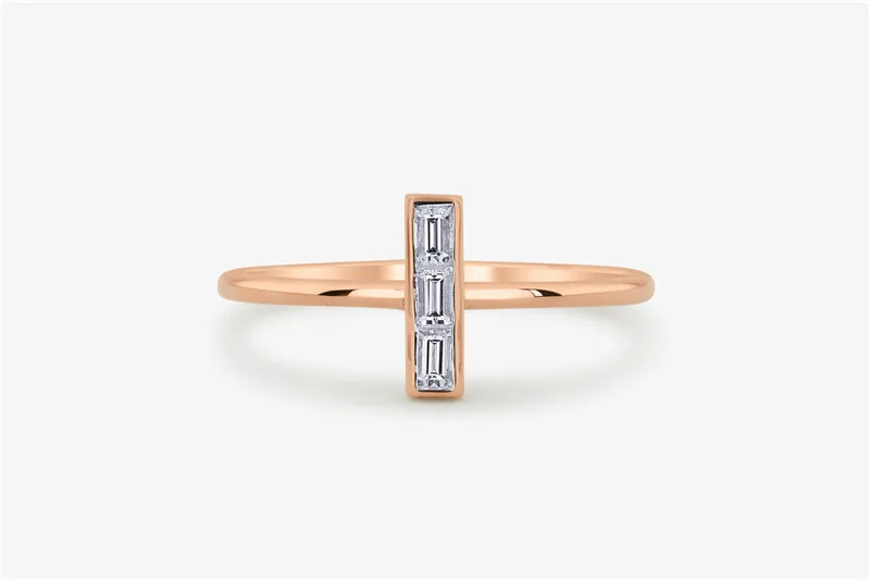YOBEST 2019 Rose Gold Color Anti-allergy Smooth Simple CZ Stone Wedding Couples Rings Bijouterie for Man Woman Gift