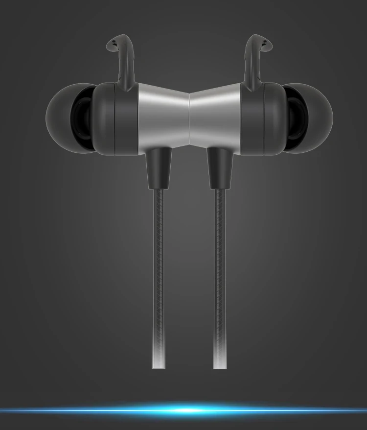 Профессиональный в ухо спортивные наушники Высокое качество Металл HiFi Running Шум Отмена наушники с микрофоном для Xiaomi iPhone huawei