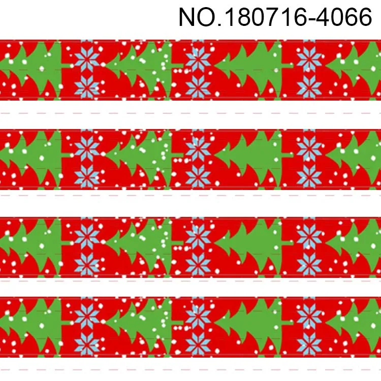 10 метров-разных размеров-Рождество/Хэллоуин лента-Рождественская елка/тыквы печатная корсажная лента - Цвет: 180716-4066