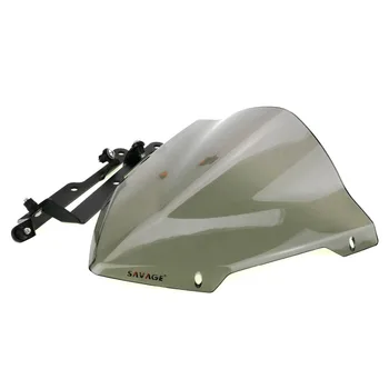 

Motorcycle Windshield Windscreen Pare-brise Smoke For YAMAHA MT07 MT-07 FZ-07 2014 2015 2016