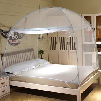 Outdoor Camping Mongolian Yurt Mosquito Net, Folding Bedroom Mosquito Net Mesh, Adult Double Bed Netting Tent Gift for Friend Outdoor Camping Mongolian Yurt Mosquito Net, Folding Bedroom Mosquito Net Mesh, Adult Double Bed Netting Tent Gift for Friend